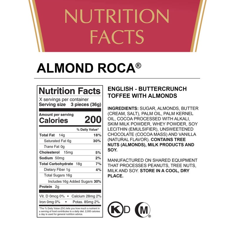 Brown And Haley Almond Roca 1 300ml Can - Image 2